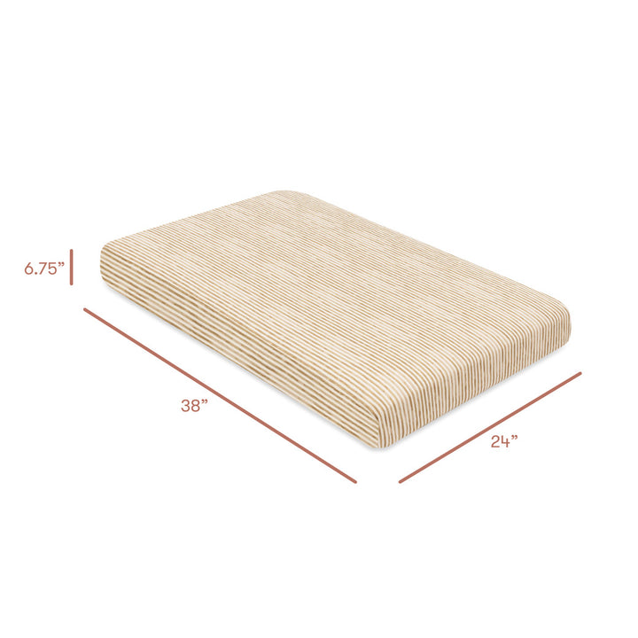 Mini Crib Sheet in GOTS Certified Organic Brushed Cotton
