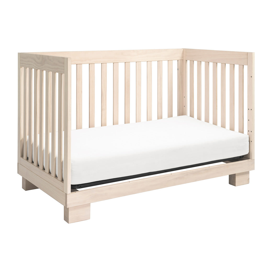 Babyletto Modo 3-in-1 Convertible Crib with Toddler Bed Conversion Kit as daybed in -- Color_Washed Natural