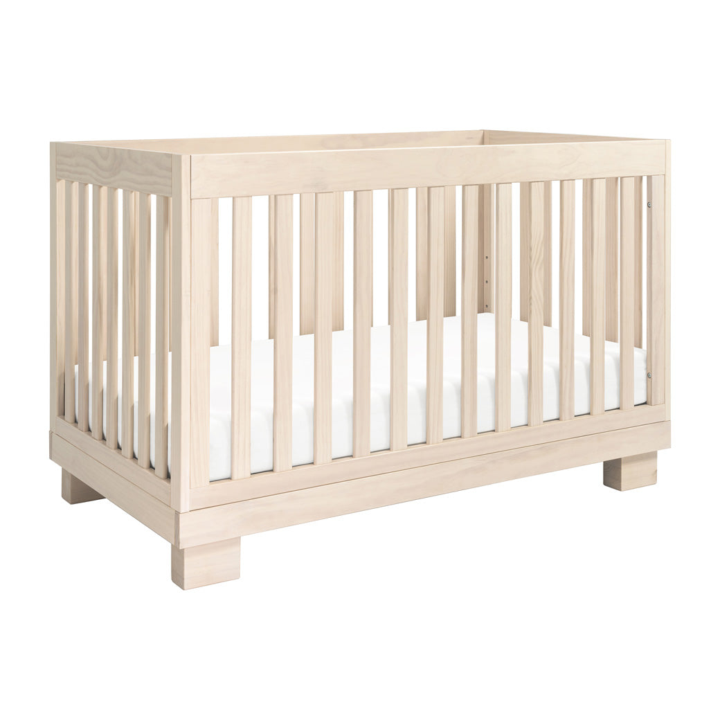 Babyletto Modo 3-in-1 Convertible Crib with Toddler Bed Conversion Kit in -- Color_Washed Natural