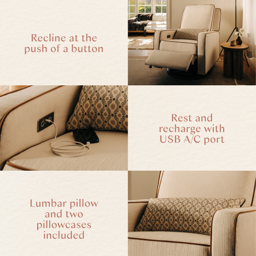 Sigi Electronic Glider Recliner by Nate Berkus