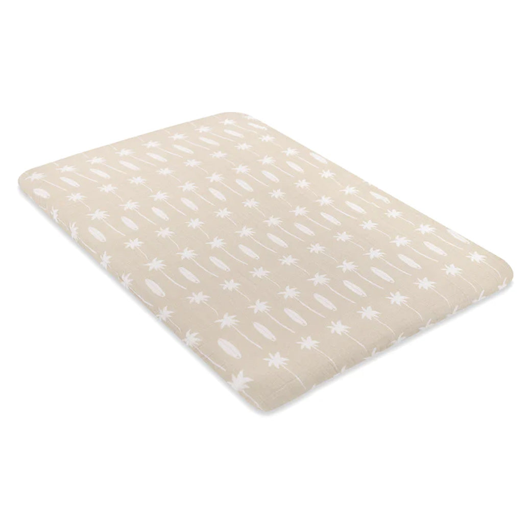 All-Stages Bassinet Sheet In GOTS Certified Organic Muslin Cotton