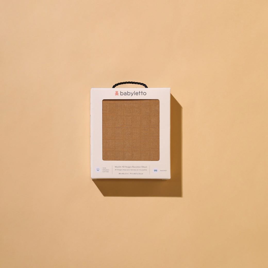 All-Stages Bassinet Sheet In GOTS Certified Organic Muslin Cotton