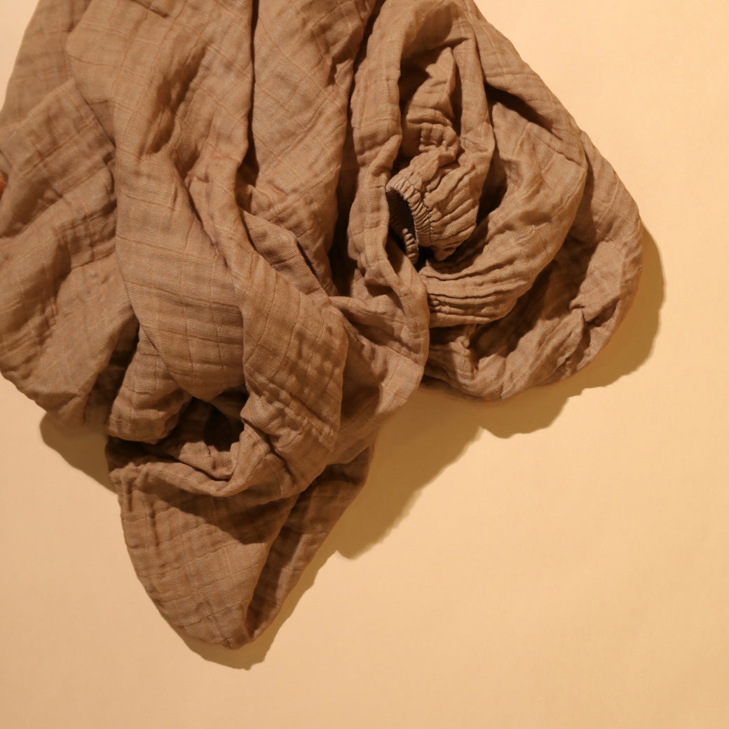 All-Stages Bassinet Sheet In GOTS Certified Organic Muslin Cotton