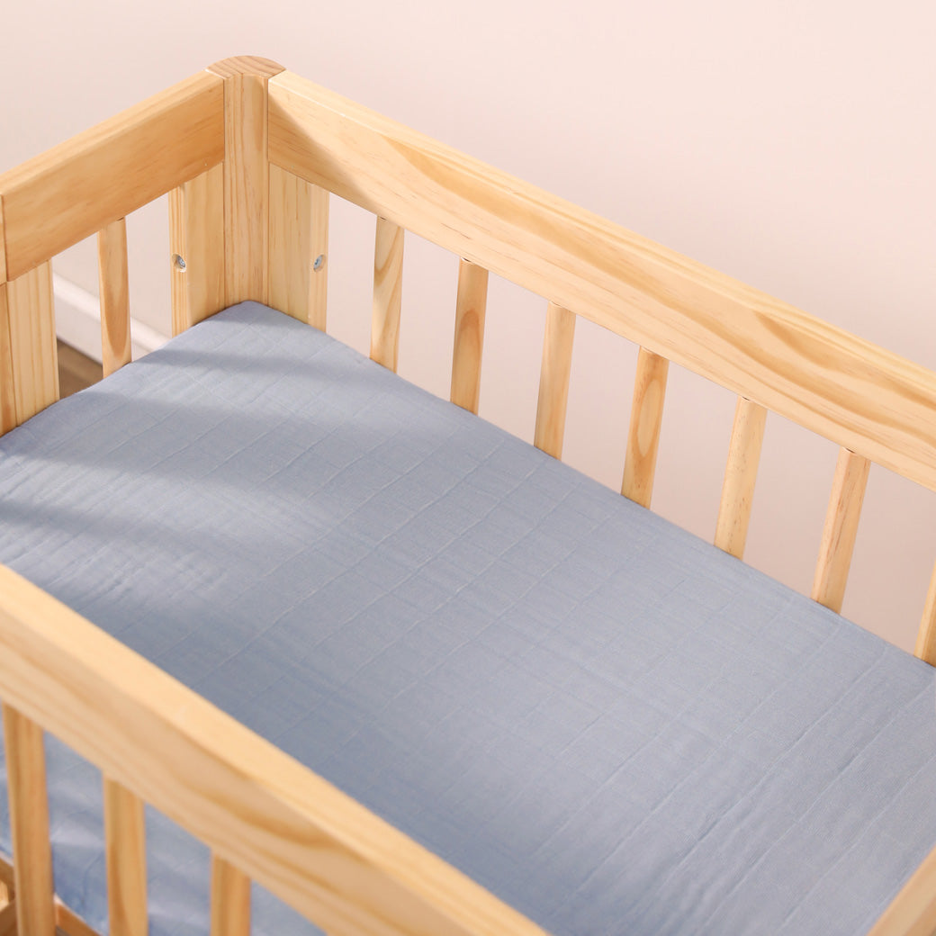 All-Stages Bassinet Sheet In GOTS Certified Organic Muslin Cotton