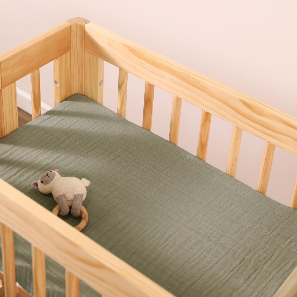 All-Stages Bassinet Sheet In GOTS Certified Organic Muslin Cotton