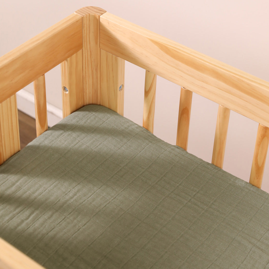 All-Stages Bassinet Sheet In GOTS Certified Organic Muslin Cotton