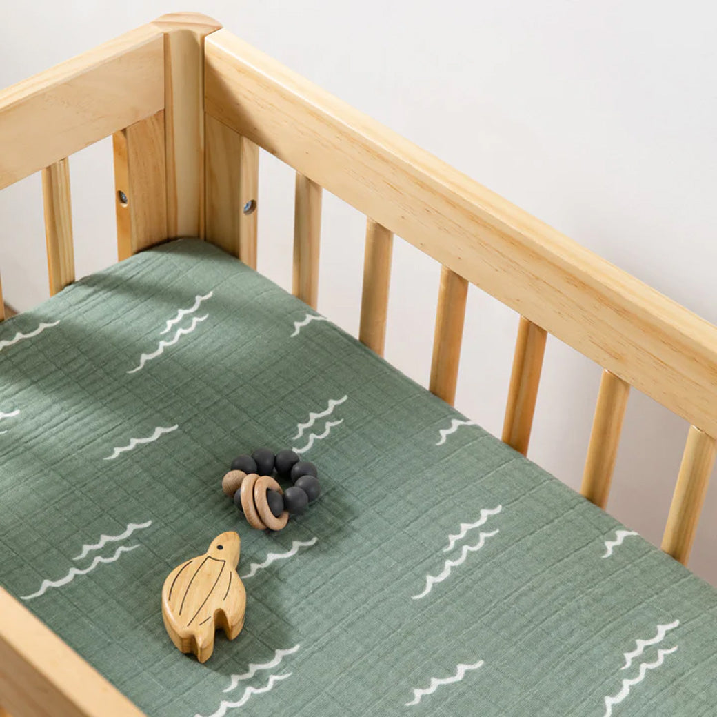 All-Stages Bassinet Sheet In GOTS Certified Organic Muslin Cotton