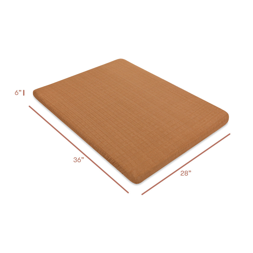 All-Stages Midi Crib Sheet In GOTS Certified Organic Muslin Cotton