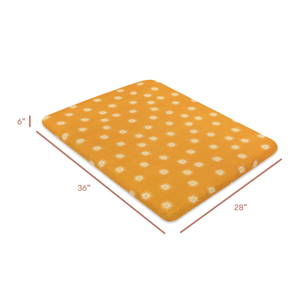 All-Stages Midi Crib Sheet In GOTS Certified Organic Muslin Cotton