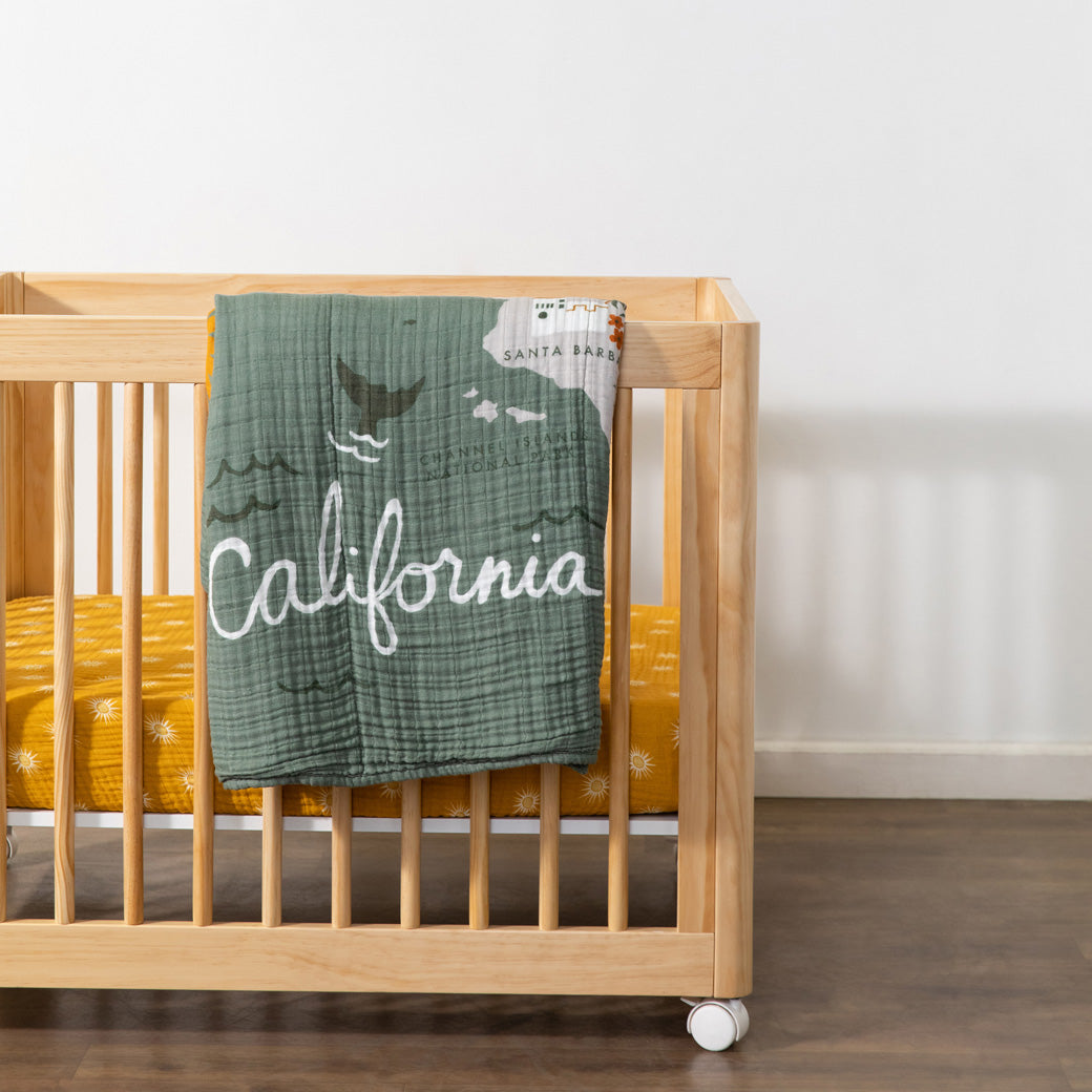 All-Stages Midi Crib Sheet In GOTS Certified Organic Muslin Cotton