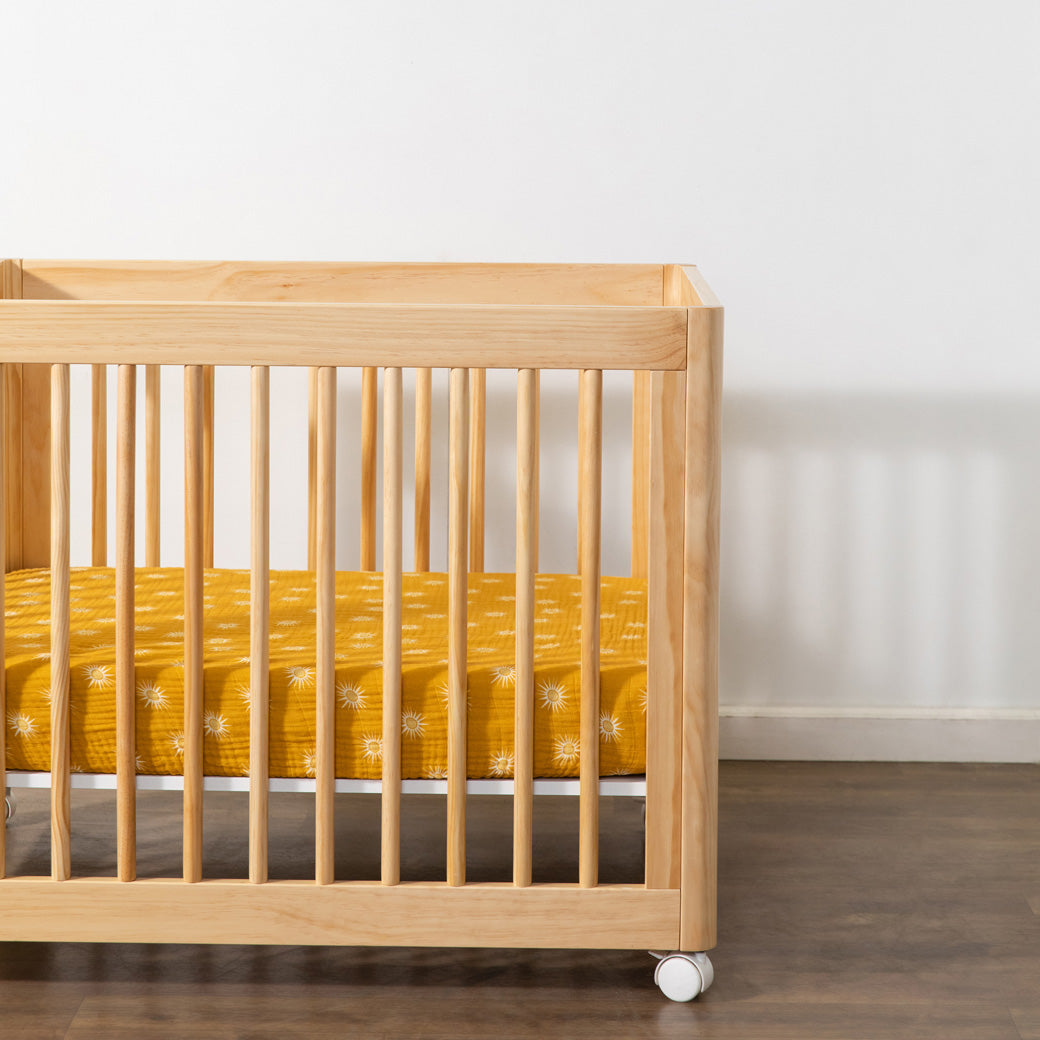 All-Stages Midi Crib Sheet In GOTS Certified Organic Muslin Cotton