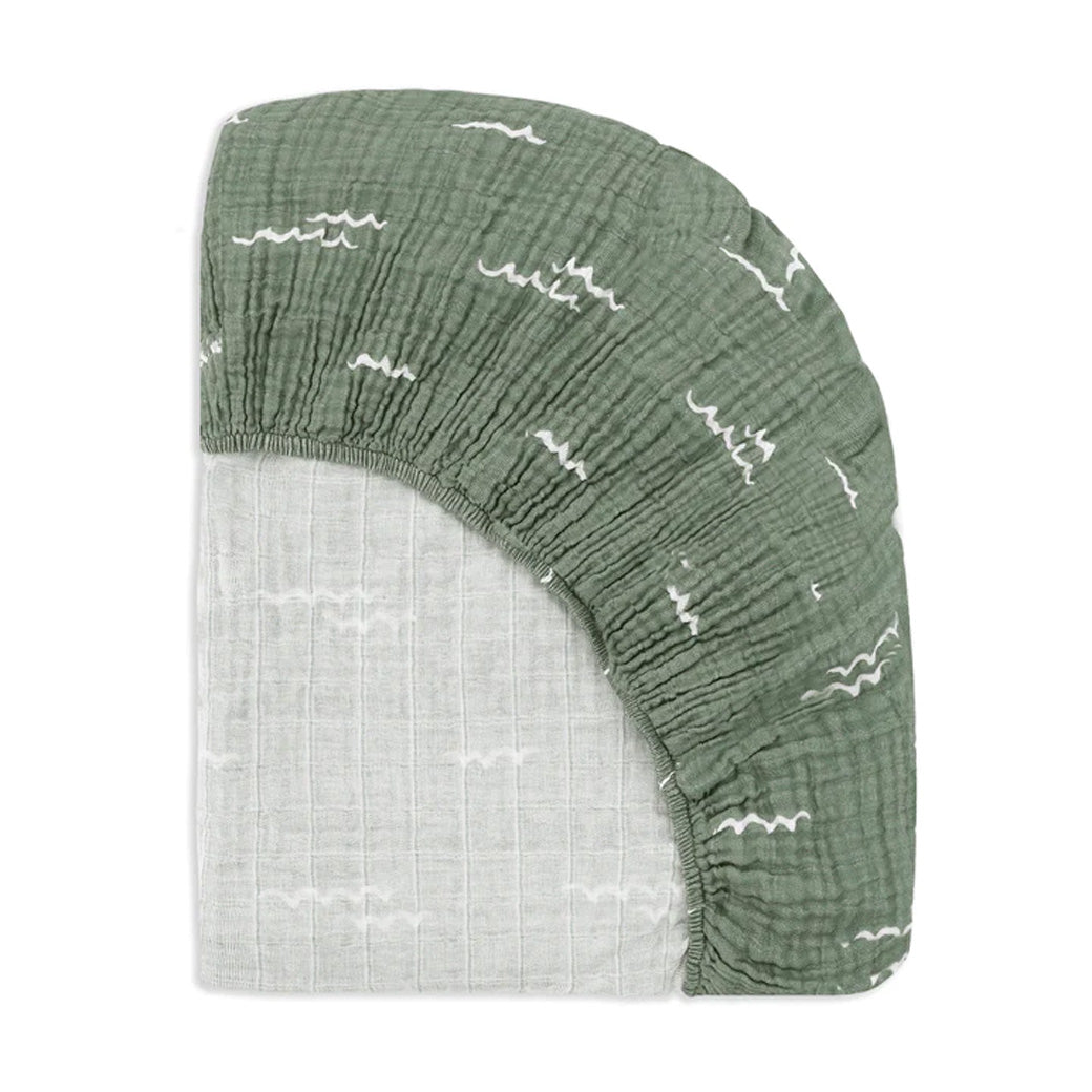 All-Stages Midi Crib Sheet In GOTS Certified Organic Muslin Cotton