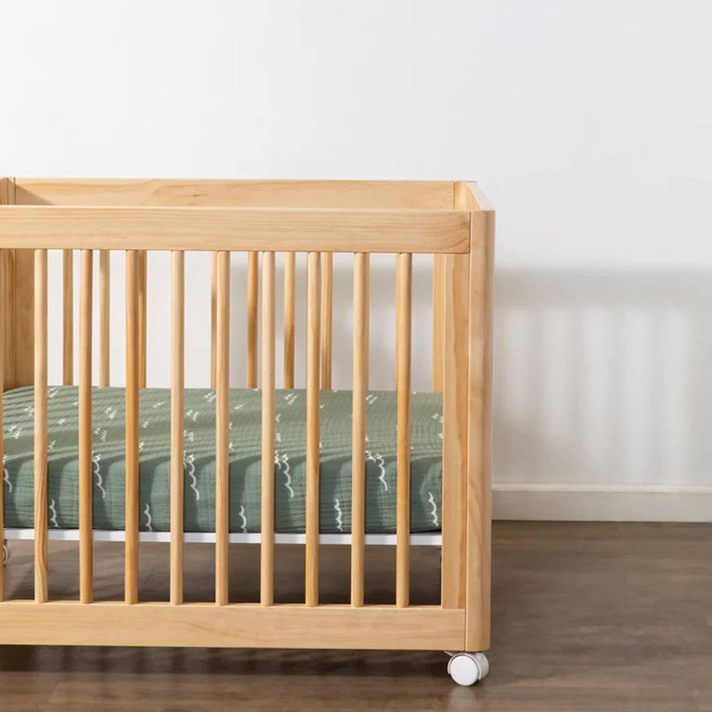 All-Stages Midi Crib Sheet In GOTS Certified Organic Muslin Cotton