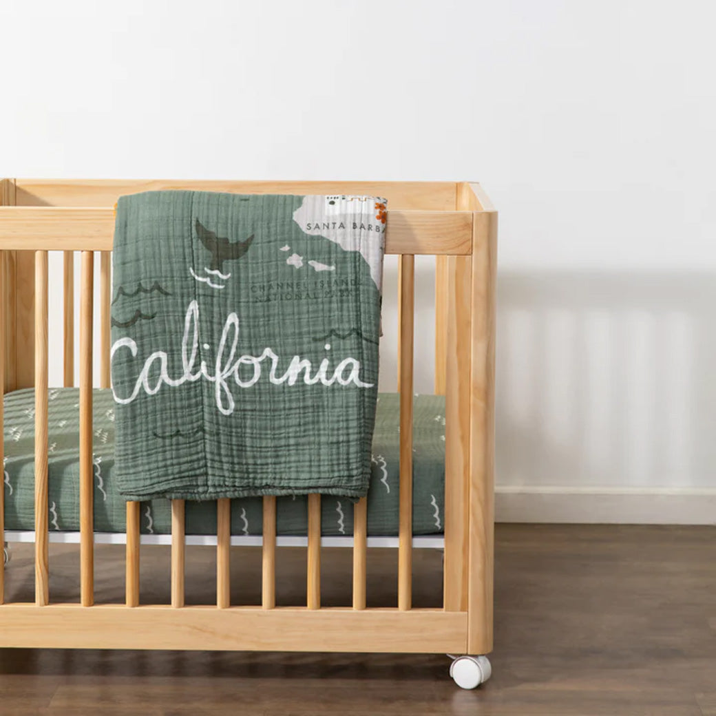 All-Stages Midi Crib Sheet In GOTS Certified Organic Muslin Cotton