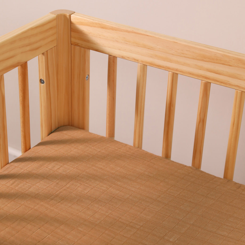 All-Stages Midi Crib Sheet In GOTS Certified Organic Muslin Cotton