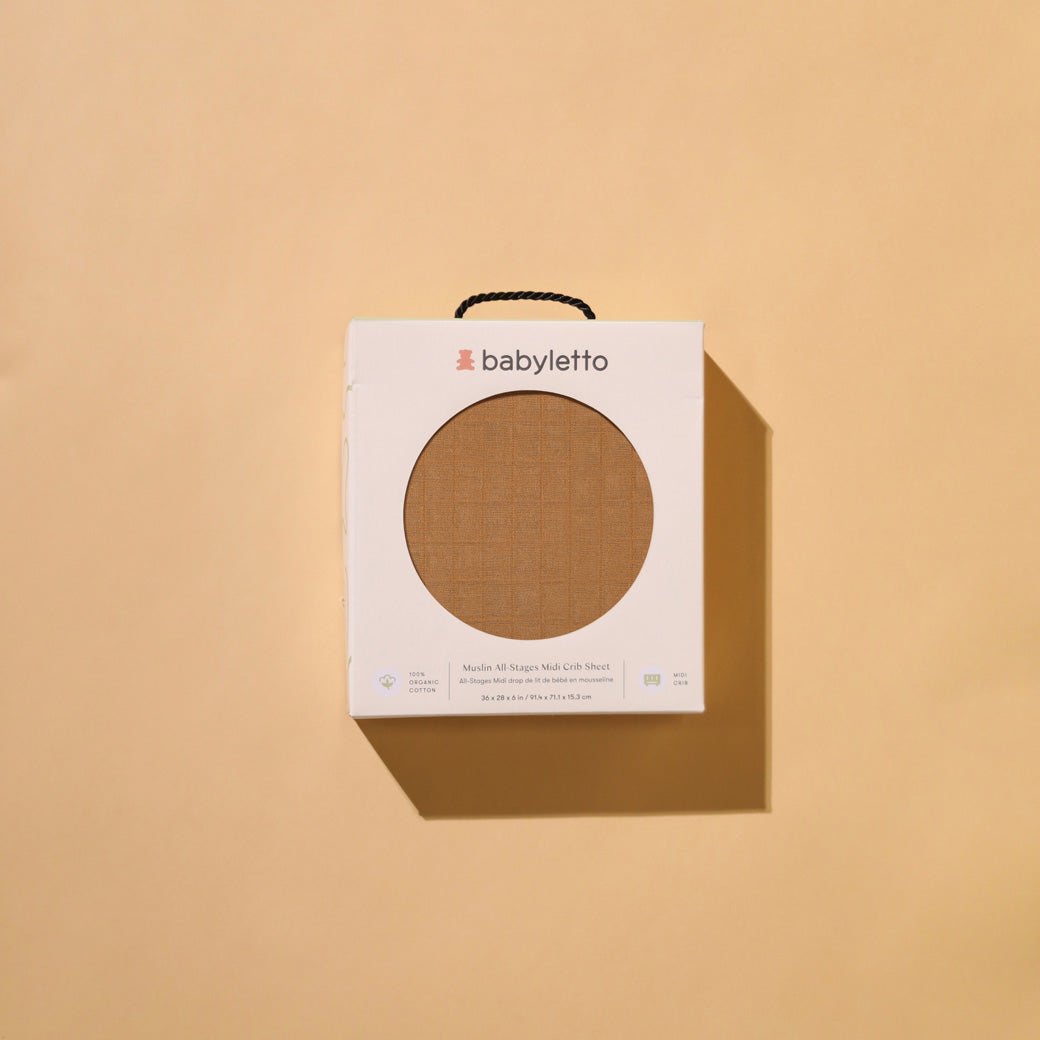 All-Stages Midi Crib Sheet In GOTS Certified Organic Muslin Cotton