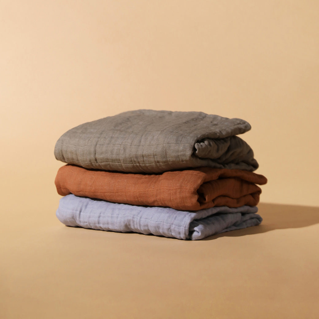 All-Stages Midi Crib Sheet In GOTS Certified Organic Muslin Cotton