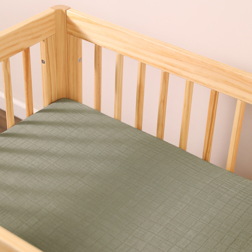 All-Stages Midi Crib Sheet In GOTS Certified Organic Muslin Cotton