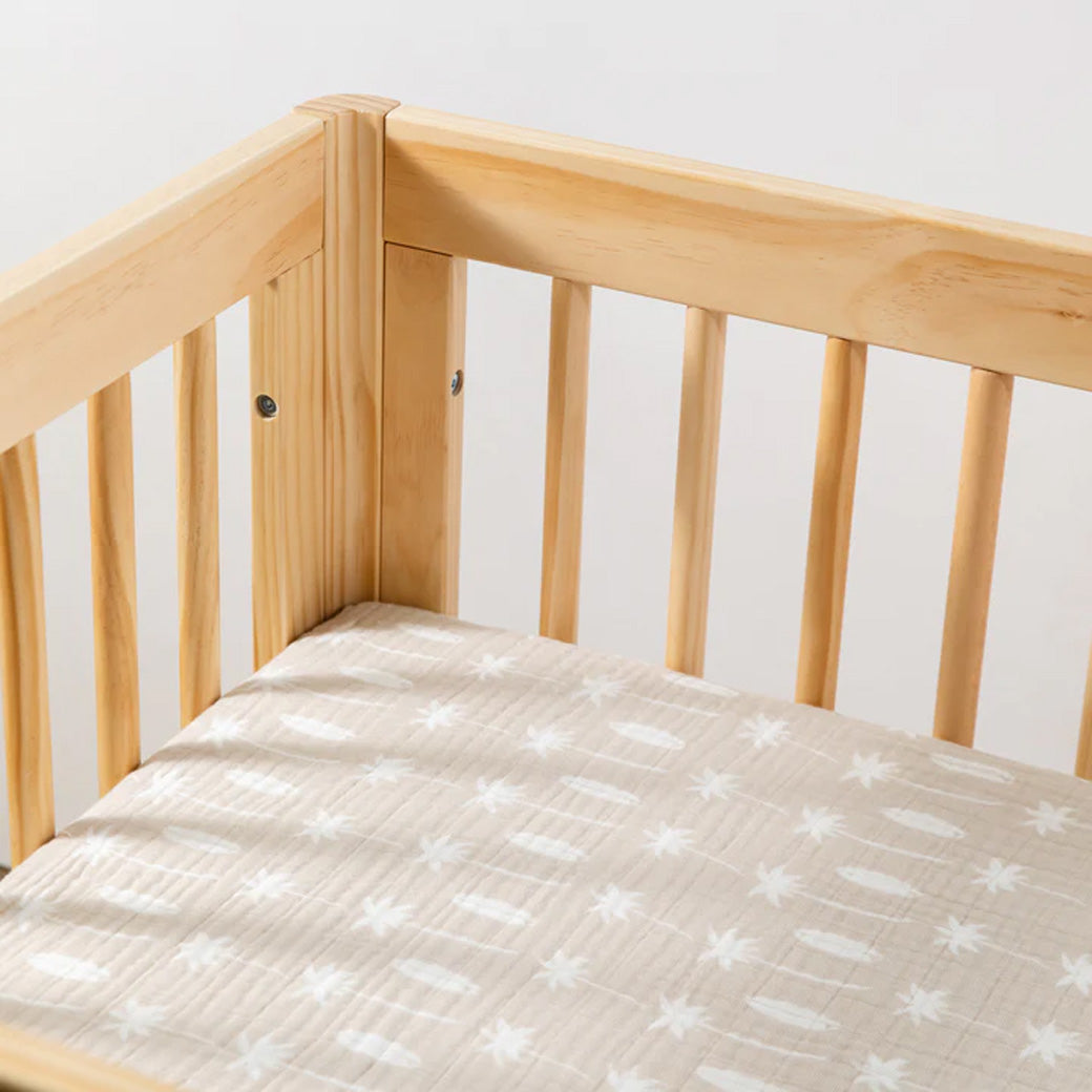 All-Stages Midi Crib Sheet In GOTS Certified Organic Muslin Cotton