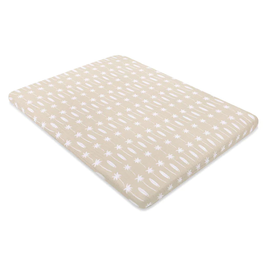 All-Stages Midi Crib Sheet In GOTS Certified Organic Muslin Cotton