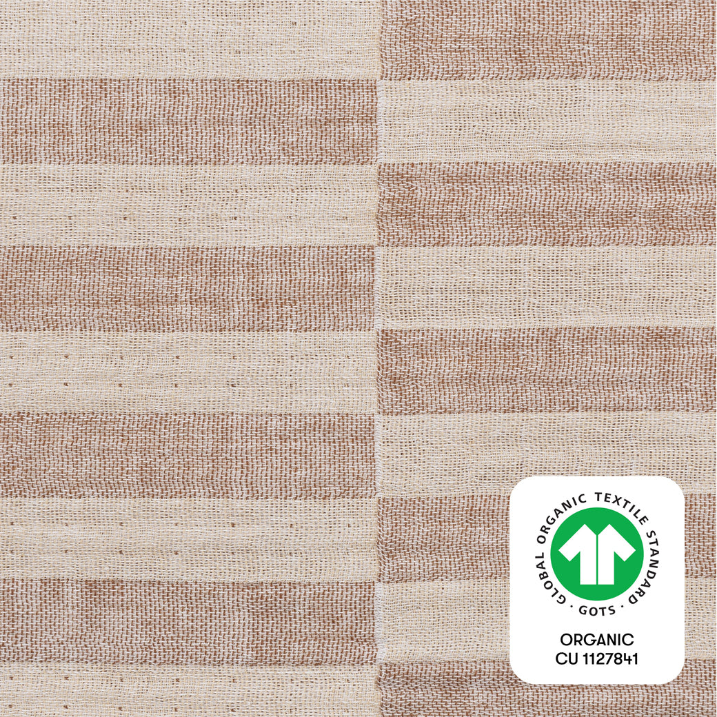 All-Stages Midi Crib Sheet In GOTS Certified Organic Muslin Cotton