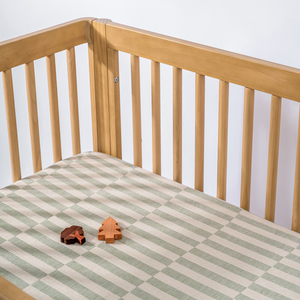 All-Stages Midi Crib Sheet In GOTS Certified Organic Muslin Cotton