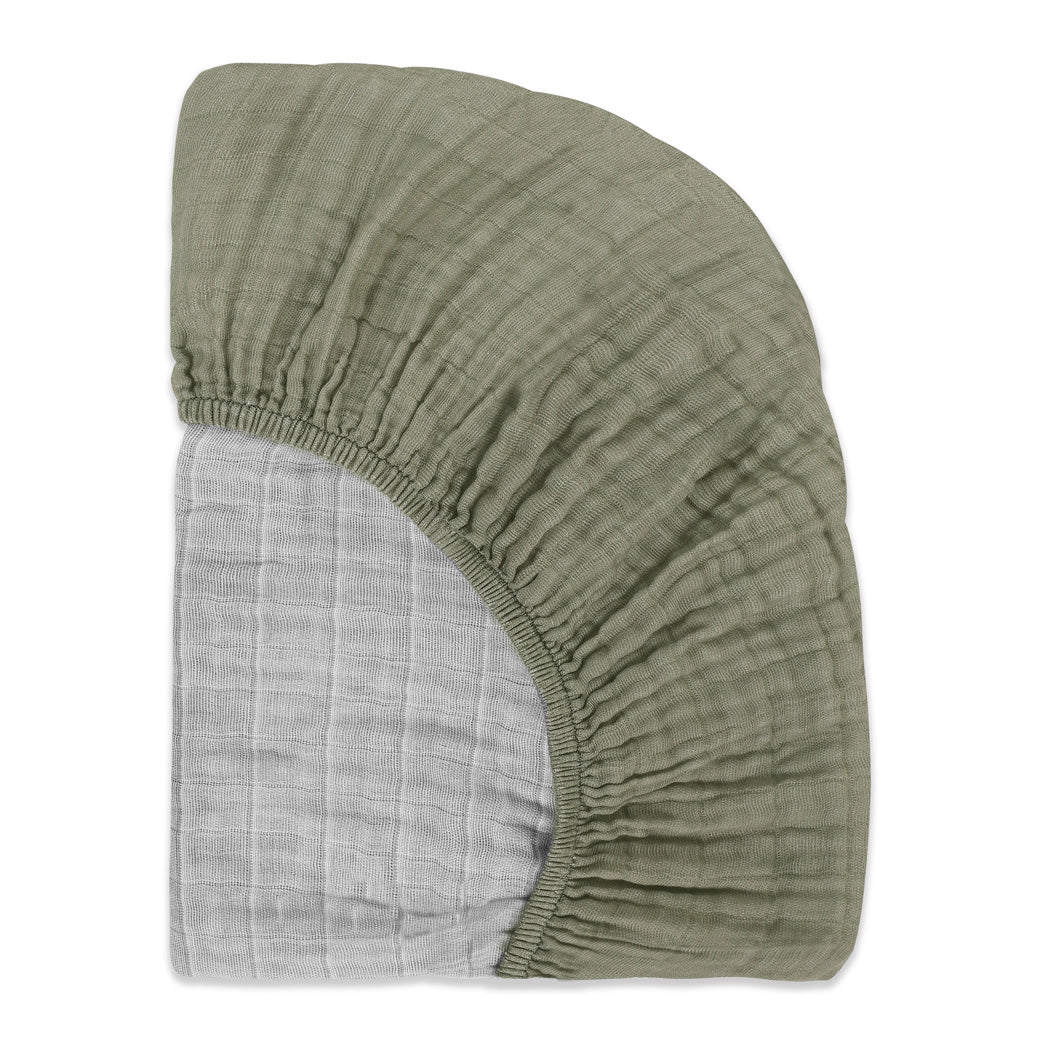 All-Stages Midi Crib Sheet In GOTS Certified Organic Muslin Cotton