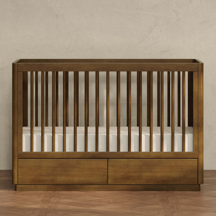Bento 3-in-1 Convertible Storage Crib with Toddler Bed Conversion Kit