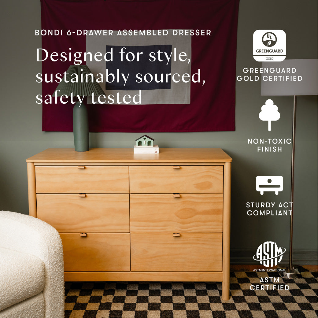 Bondi 6-Drawer Dresser