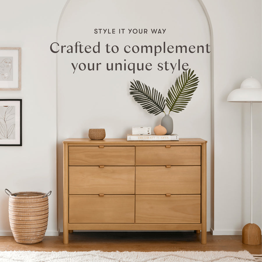 Babyletto Bondi 6-Drawer Assembled Dresser Honey