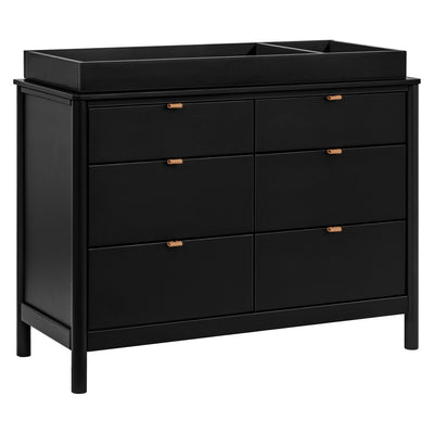 Babyletto Bondi 6-Drawer Dresser with chaning tray in -- Color_Black