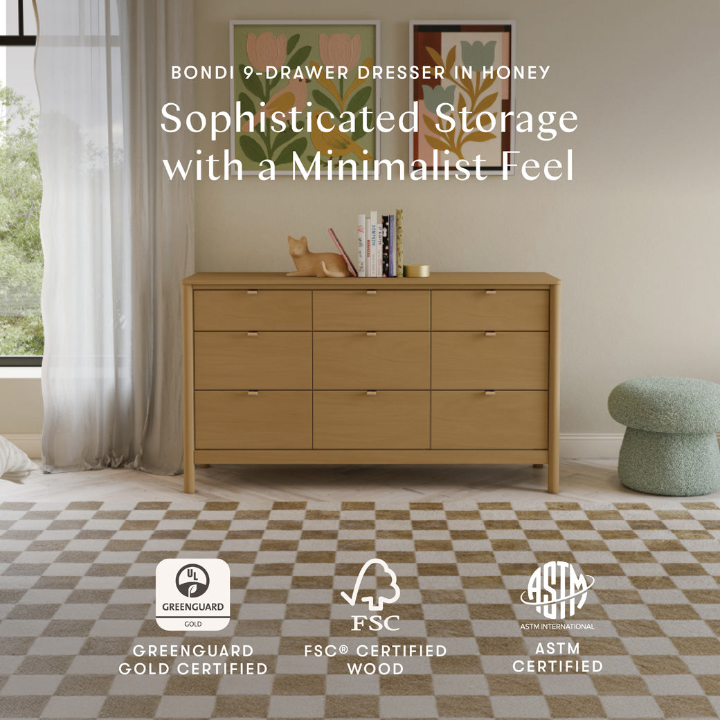 Bondi 9-Drawer Assembled Dresser