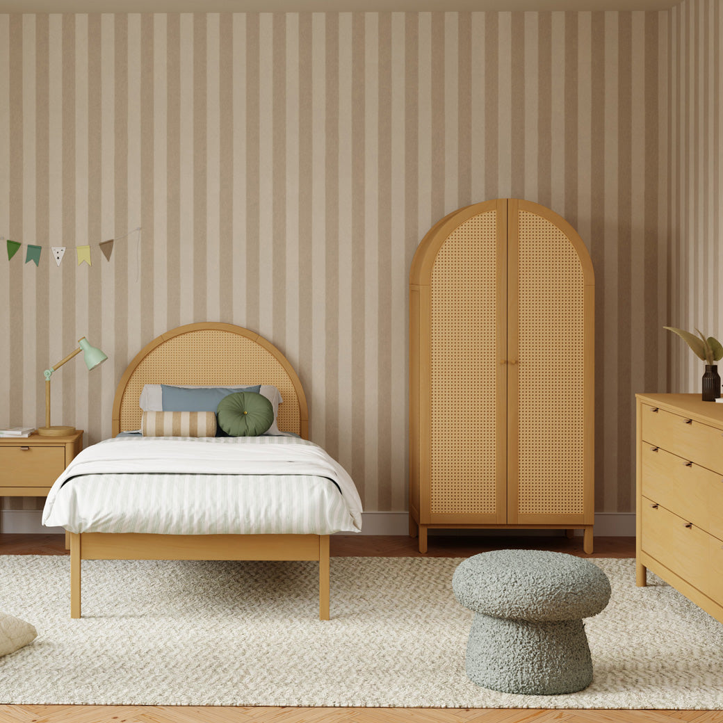 Bondi Cane Assembled Armoire