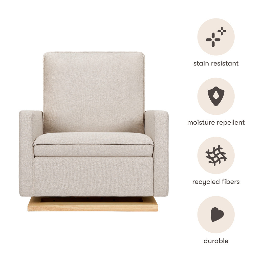 Cali Pillowback Chair-and-a-Half Glider