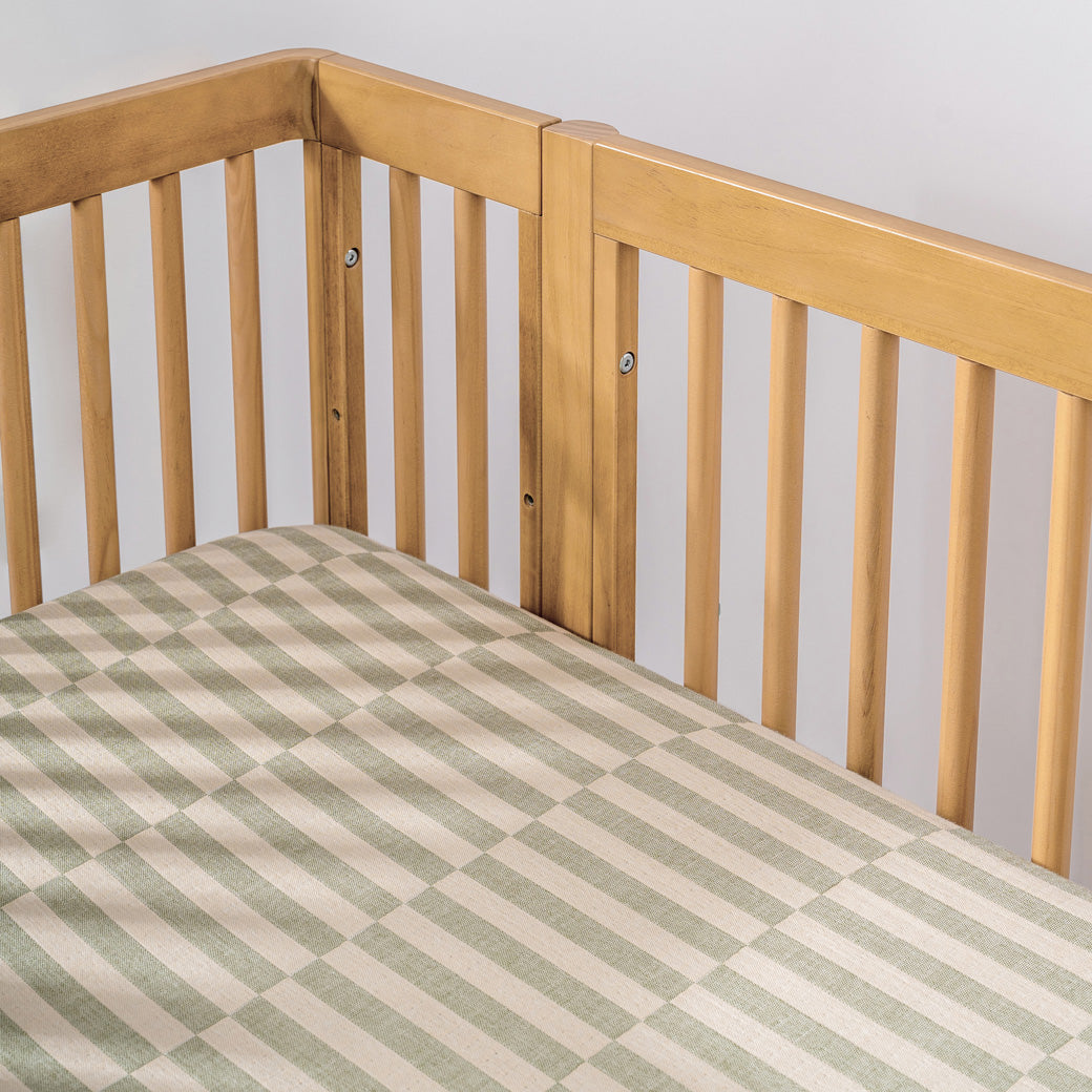 Crib Sheet In GOTS Certified Organic Muslin Cotton
