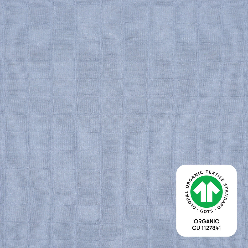 Crib Sheet In GOTS Certified Organic Muslin Cotton
