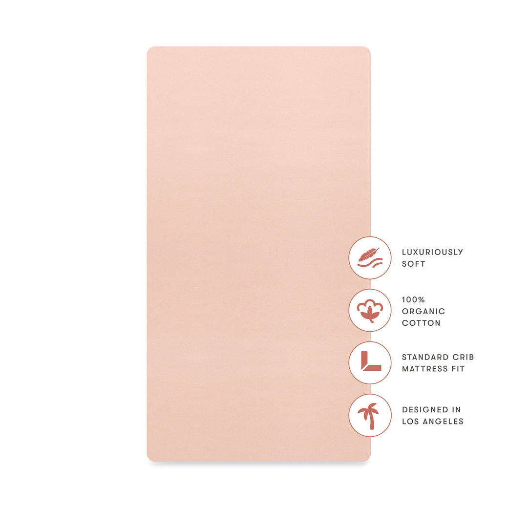 Crib Sheet in GOTS Certified Organic Brushed Cotton