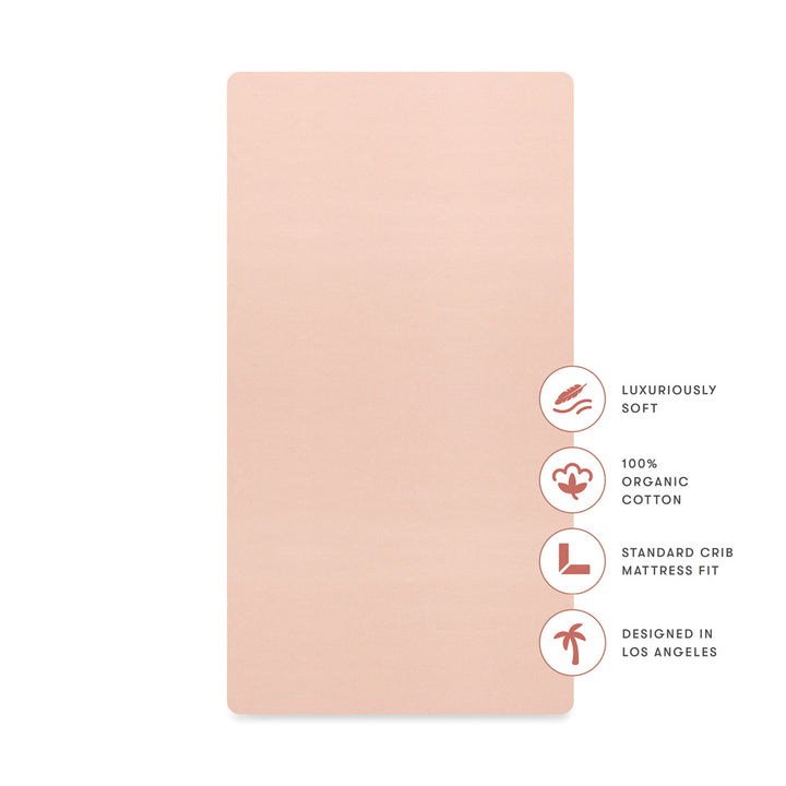 Crib Sheet in GOTS Certified Organic Brushed Cotton