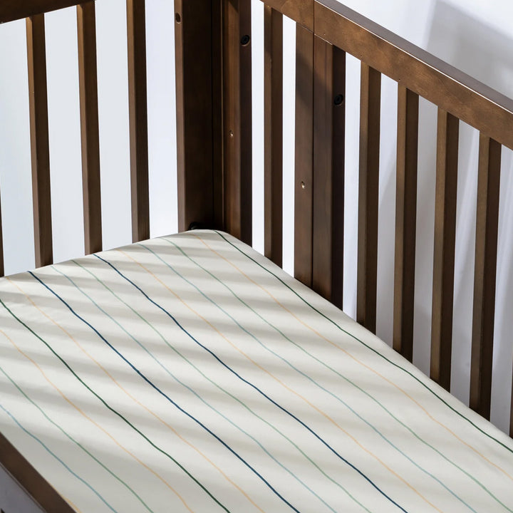 Crib Sheet in GOTS Certified Organic Brushed Cotton