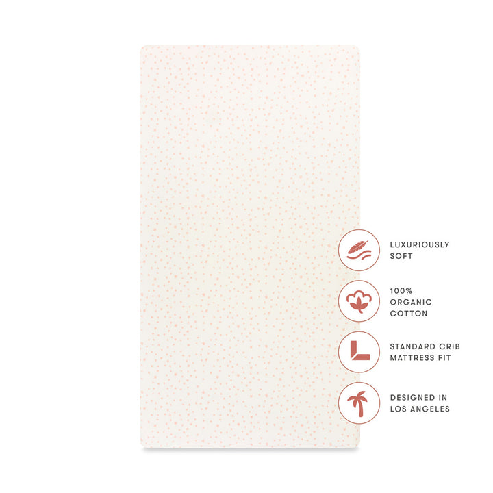 Crib Sheet in GOTS Certified Organic Brushed Cotton