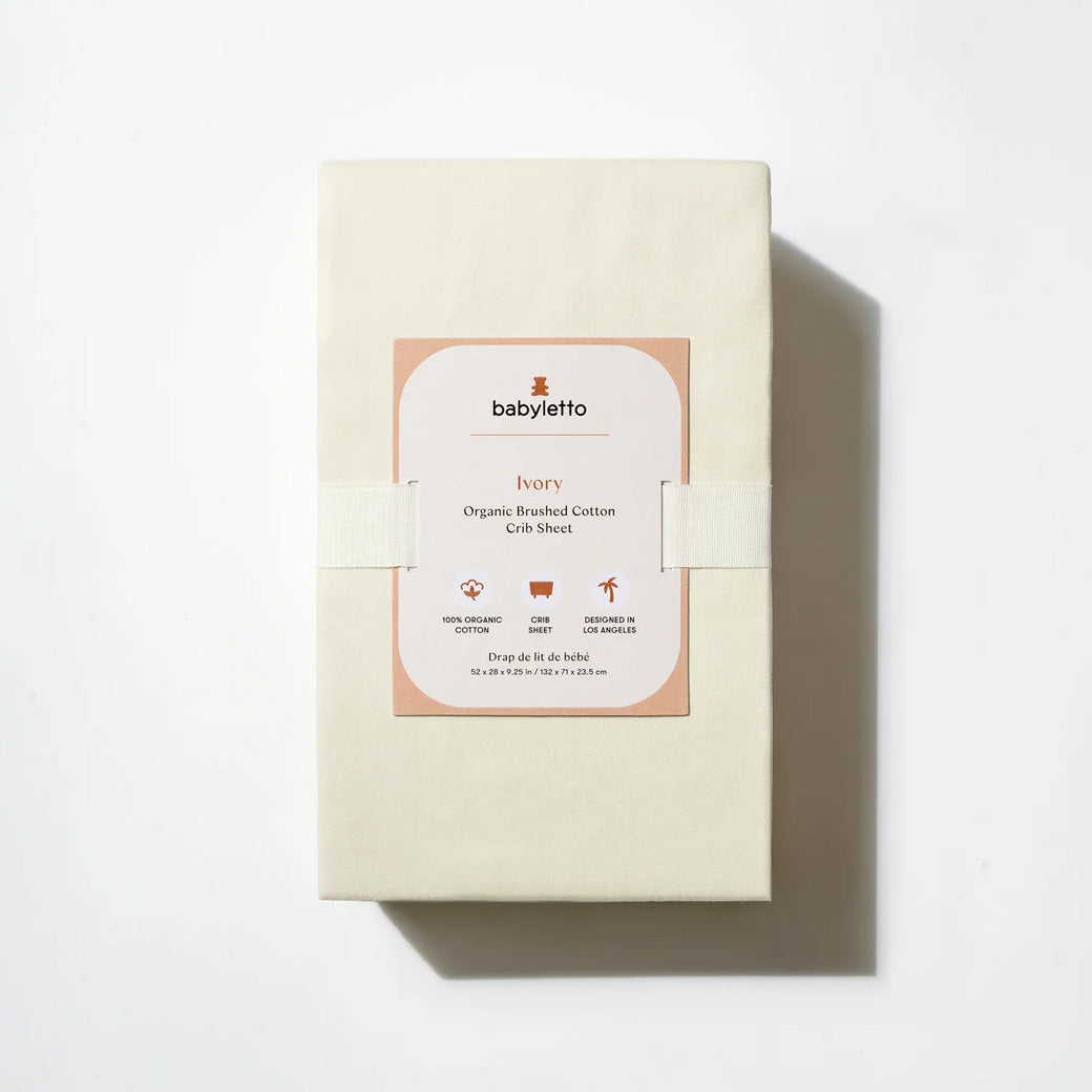 Crib Sheet in GOTS Certified Organic Brushed Cotton