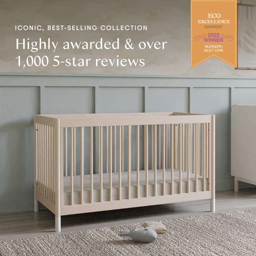 Gelato 4-in-1 Convertible Crib with Toddler Bed Conversion Kit