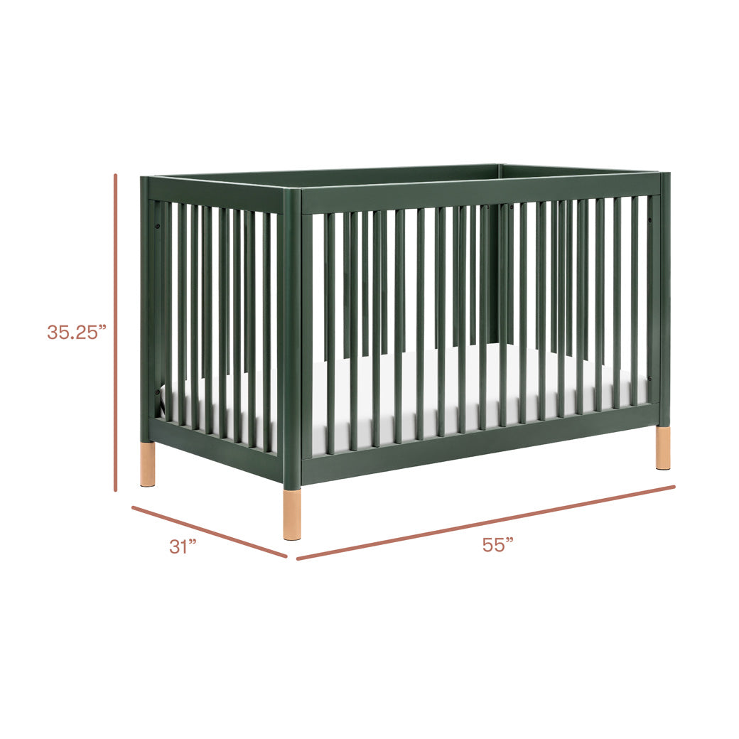 Gelato 4-in-1 Convertible Crib with Toddler Bed Conversion Kit