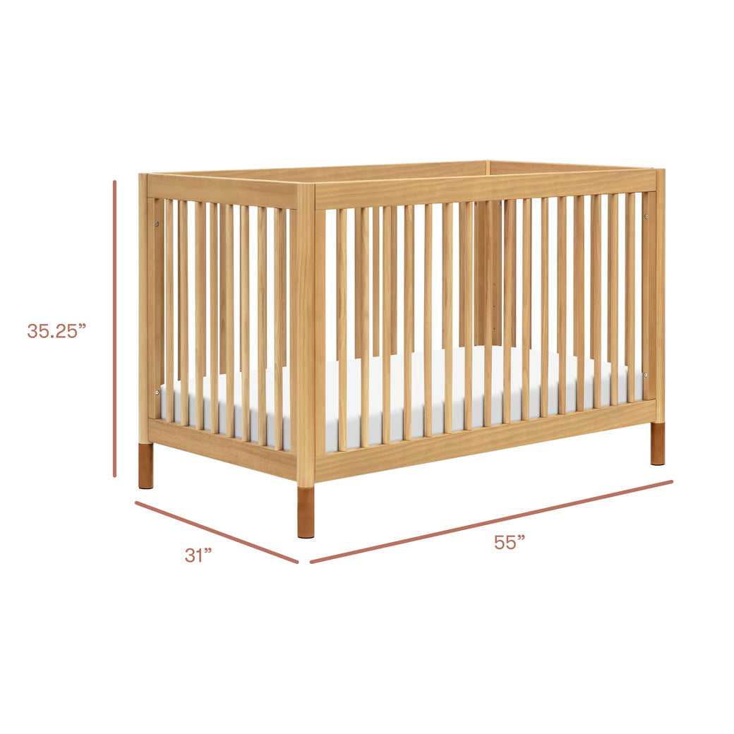 Gelato 4-in-1 Convertible Crib with Toddler Bed Conversion Kit