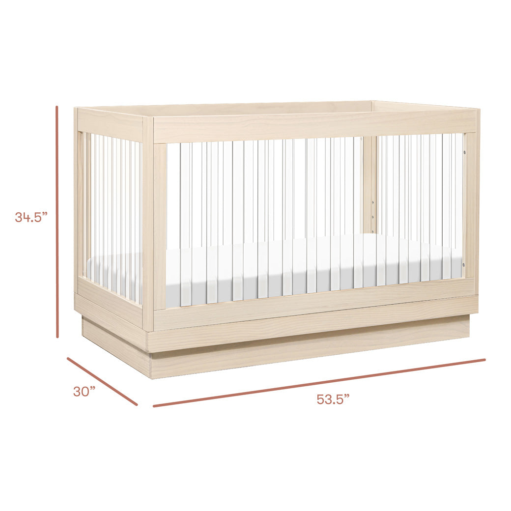 Harlow 3-in-1 Convertible Crib with Toddler Bed Conversion Kit
