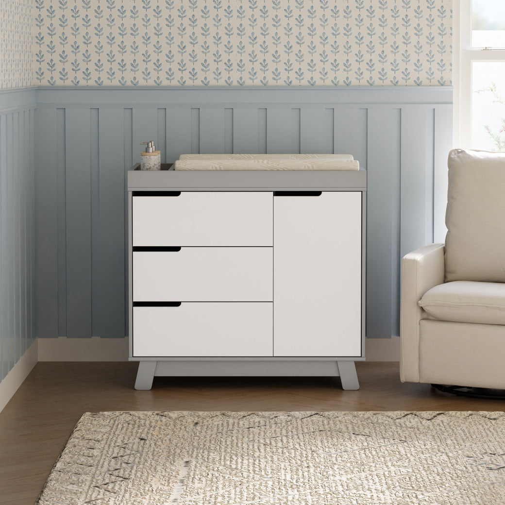 Hudson 3-Drawer Changer Dresser with Removable Changing Tray