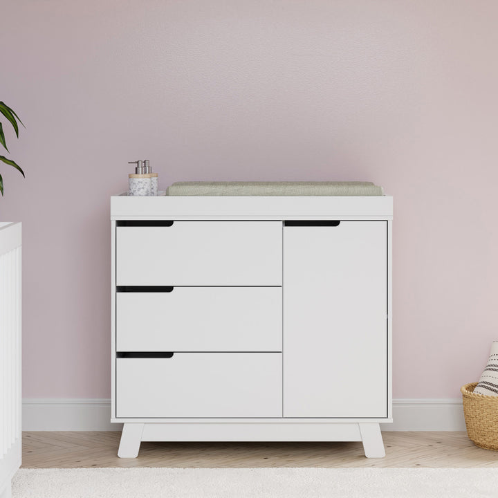 Hudson 3-Drawer Changer Dresser with Removable Changing Tray