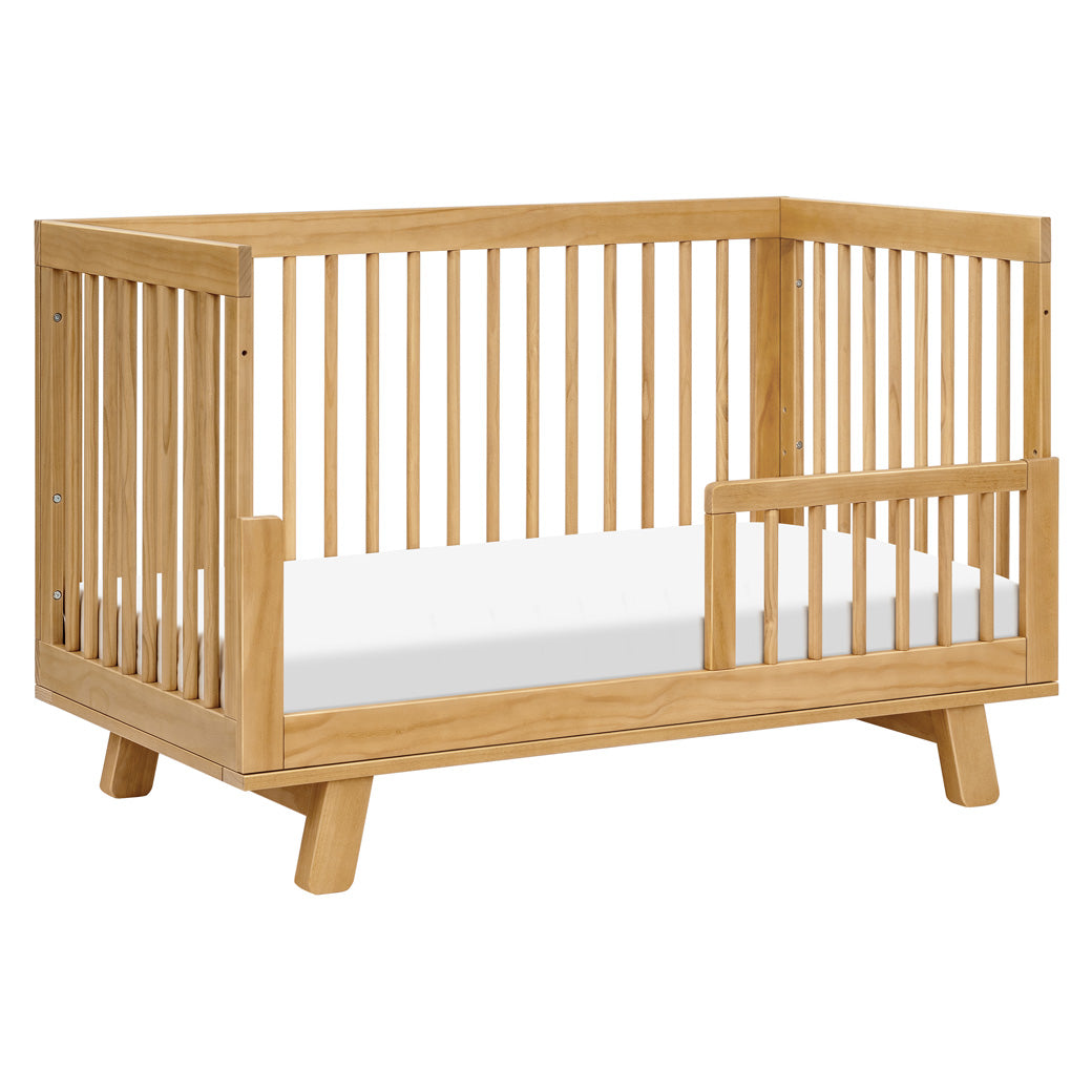 Babyletto Hudson 3-in-1 Convertible Crib And Toddler Rail as toddler bed in -- Color_Honey