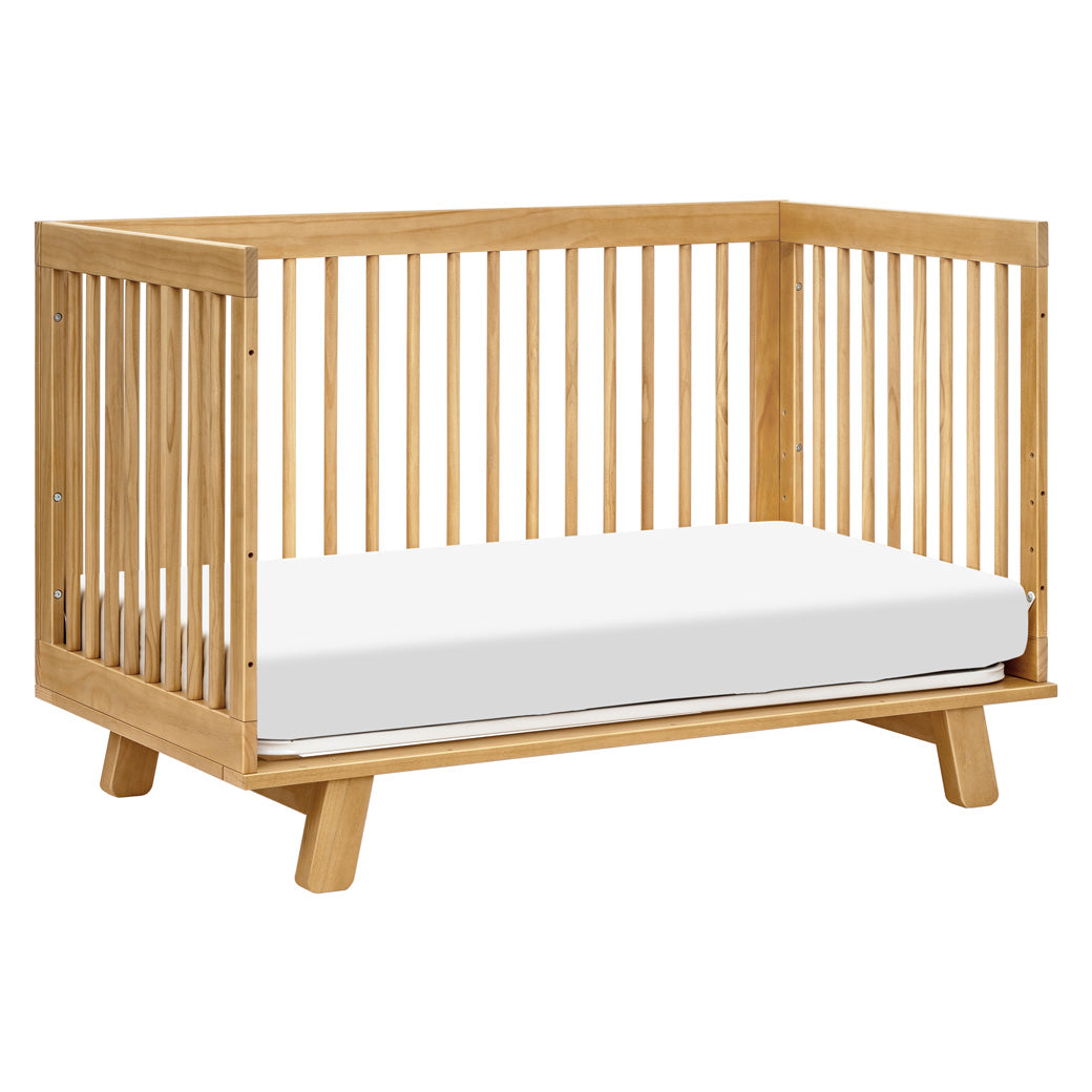 Babyletto Hudson 3-in-1 Convertible Crib And Toddler Rail as daybed in -- Color_Honey
