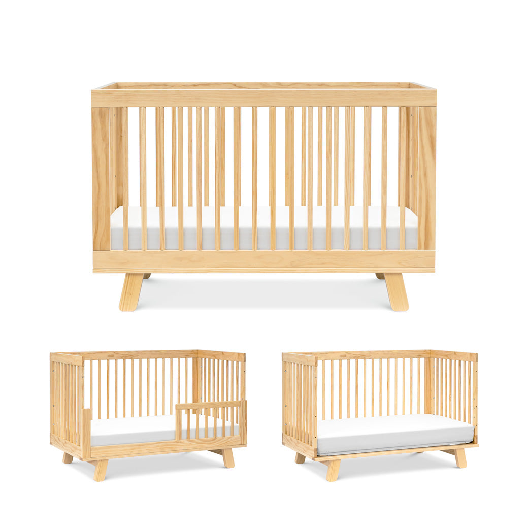 Hudson 3-in-1 Convertible Crib + Toddler Rail